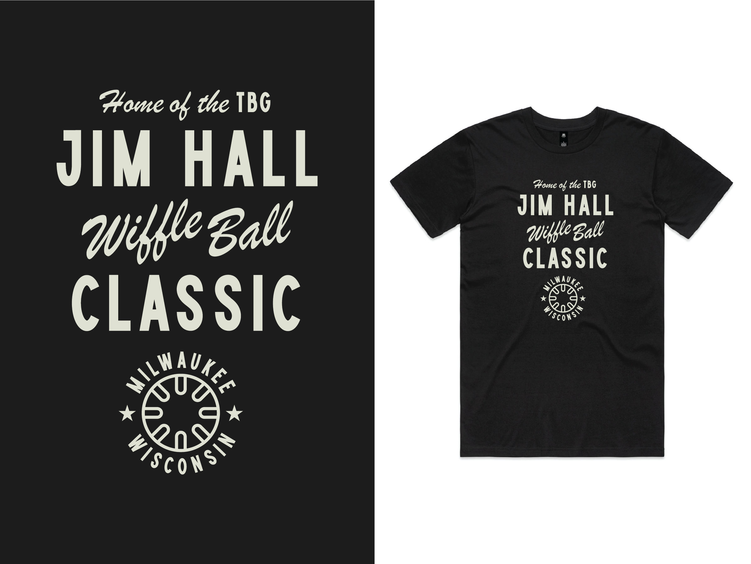 Jim Hall Wiffle Ball Classic ball baseball birthday milwaukee summer tshirt wiffle wisconsin