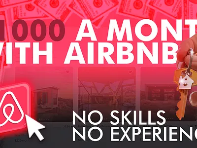 AirBnb- Money Youtube Thumbnail airbnb airbnb thumbnail click through rate clickbait thumbnail content creator design custom design digital marketing finance graphic design money money thumbnail real estate thumbnail youtube youtube graphic youtube thumbnail