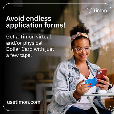 New Social media Ads for Timon ads card graphic design media money payment social