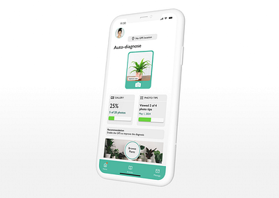 The Green House Mobile App ui ux