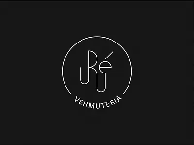 Vermouth Bar — Minimalist logo with a vintage essence bar barbranding brand brand identity branding design food industry graphic design logo logo design minimal minimal logo vector vermouth bar vermouth logo visual identity