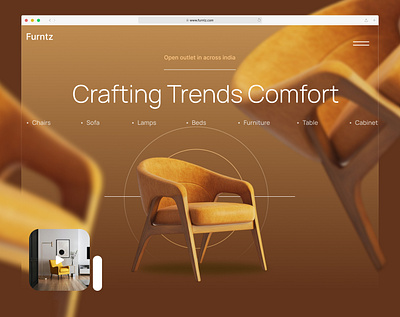 Furniture Landing page branding furniture landing page furniture modern design furniture shopping website furniture website furniture website ui graphic design