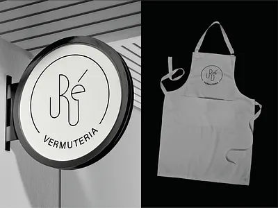 Vermouth bar - Application of the logo on real supports bar brand brand identity branding design drinklogo gastronomy graphic design logo logo design logo for bar minimal logo original identit vector vermouth bar versatile applications visual identity