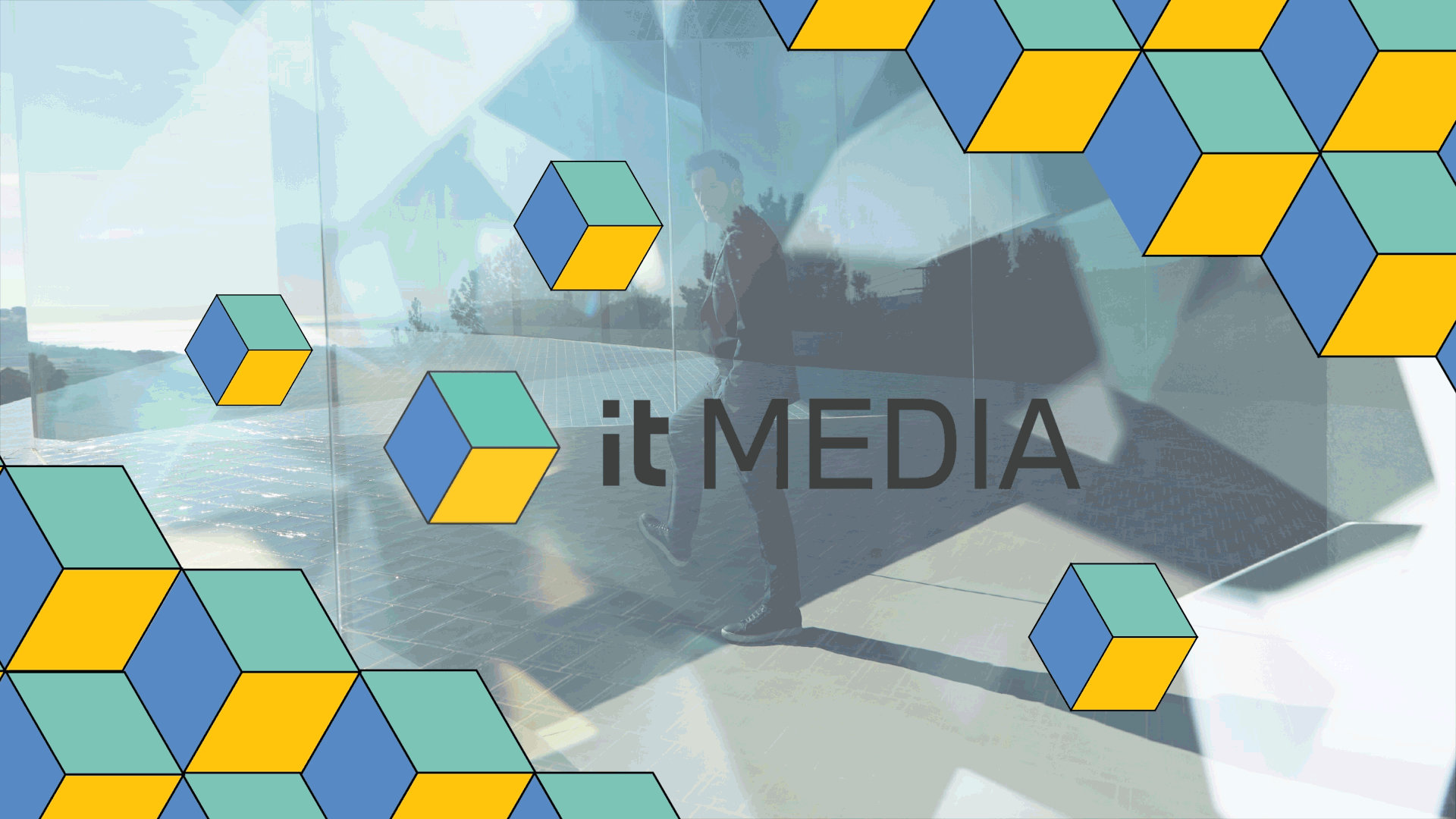 IT Media Branding animation art badge branding design graphic design identity illustration logo