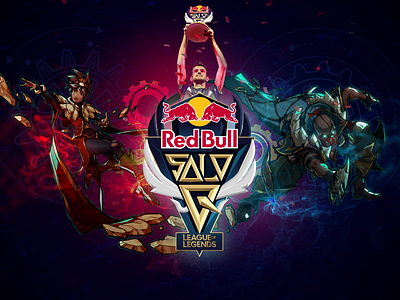 red bull - solo q - keyvisual animation esport gaming league of legends motion graphics