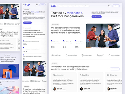 Our Clients Page agency article branding brands client page digital digital agency hero section image landingpage marketing our clients portfolio responsive testimonial web design website