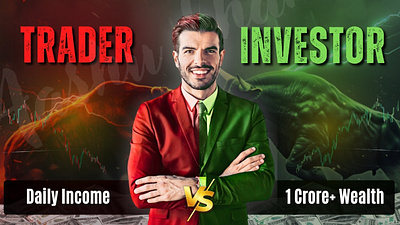 Trading Vs Investing Youtube Thumbnail graphic design graphicdesign thumbnail thumbnaildesign thumbnails youtube youtubedesign youtubethumbnail youtubethumbnaildesign