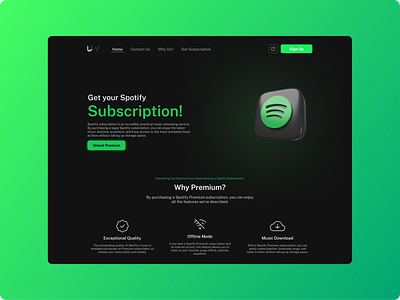 Spotify Discount Store Website branding cool idea dark design design new idea simple design spotify ui ui ux ux ux design web design website