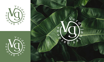 typography logo design for garden brand app branding design graphic design icon logo marketing typography ui vector