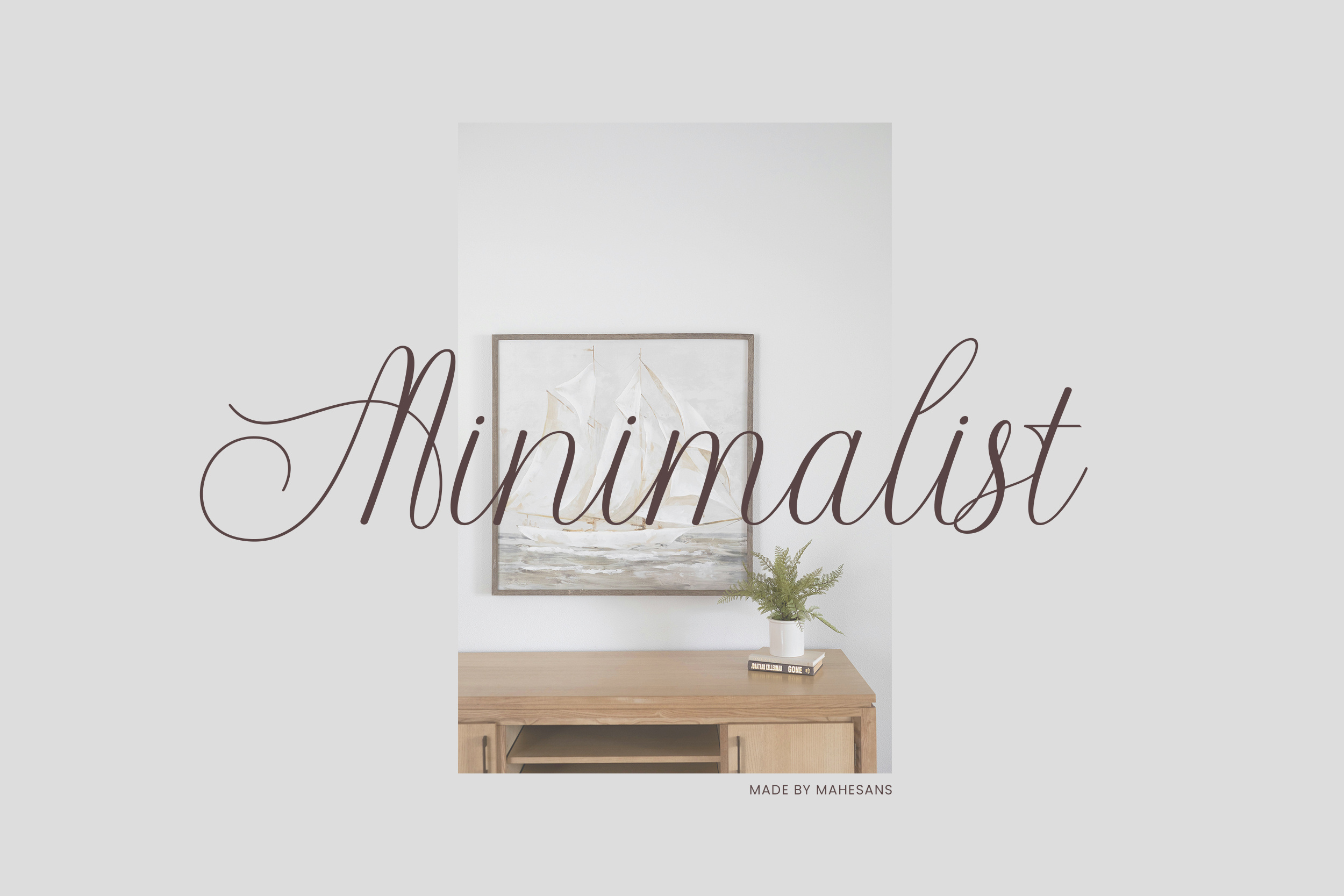 Example of Custom Script Font Design