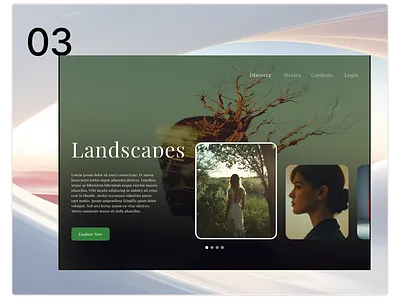 Ui design Image Slider Animation animation ui