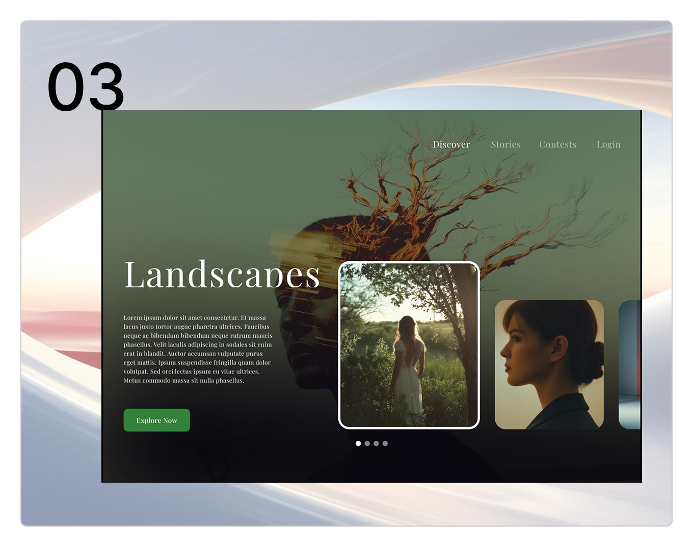 Ui design Image Slider Animation by Timothy on Dribbble
