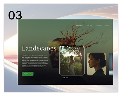 Ui design Image Slider Animation animation ui