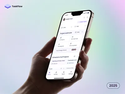 Task Management App UI Design for iOS & Android animation app app mockups app ui app ui mockups branding design illustration management app management app uiux mockups modern app ui redesign task management app task flow task management app ui uiux ux web app web app ui