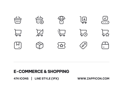 Zappicon - E-Commerce & Shopping Category Light Style saasproduct