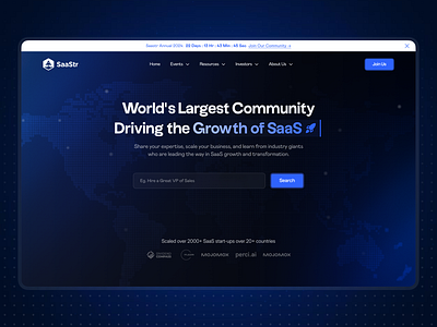 Website UX Design for SaaStr branding design illustration product design saas ui ui design uiux uiux design ux design