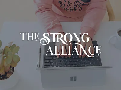 The Strong Alliance branding design graphic design logo typography vector