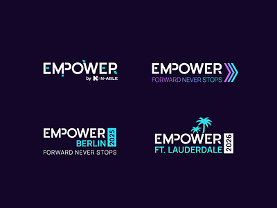 Empower logos art direction branding event graphic design logo logotype
