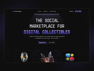 Website UX Design for Universal Page branding design illustration product design saas ui ui design uiux uiux design ux design