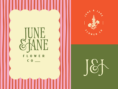 Flower Farm & Wedding Florist Branding brand branding colorful design drawing farm florist flowers fun graphic design illust illustration lettering logo poppy smallbiz sustainable vector wedding women