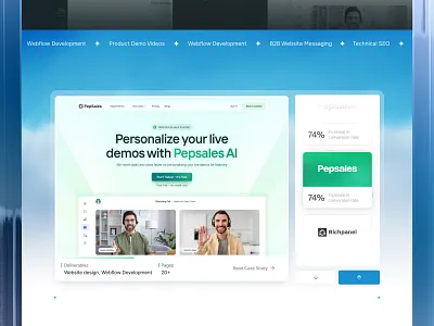 Flowtrix Website - Portfolio Showcase Section casestudy clientwork conversiondesign enterpriseui figma flowtrixenterprise portfolioshowcase uidesign uxdesign visualclarity webdesign webflowdevelopment