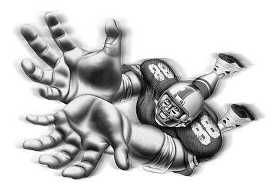 Snickers Football Player adobe photoshop branding cartoon character football graphic design graphics illustration painting