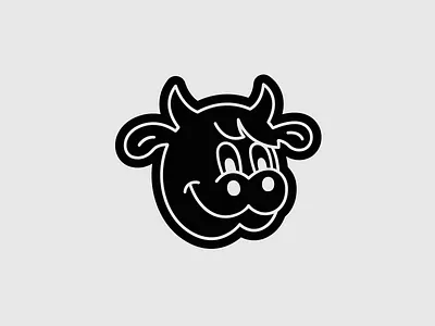 Baby bull animal baby branding bull child cute design fun funny graphic design logo logo design logodesign logotype minimal minimalist simple sticker