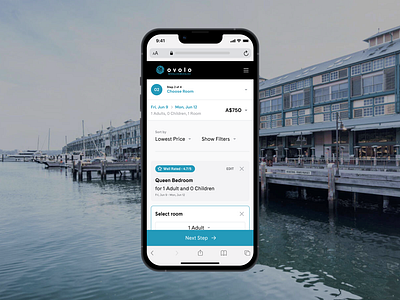 Booking Engine Mobile app booking hotel interface mobile responsive room ui ux