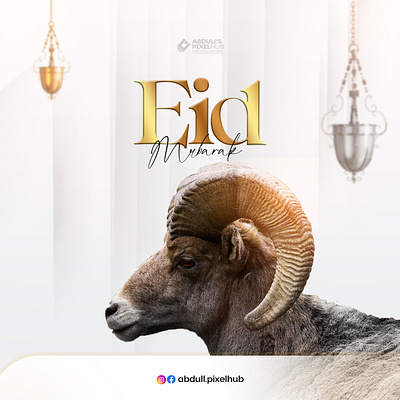 Eid-ul Adha Flyer Design eid graphic design graphicdesign socialmedia