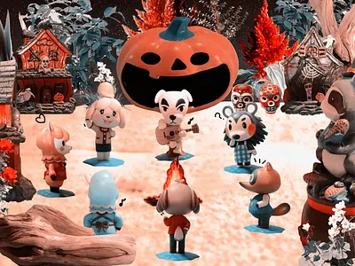 Fogata AC Animación de Diorama animation graphic design