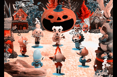 Fogata AC Animación de Diorama animation graphic design