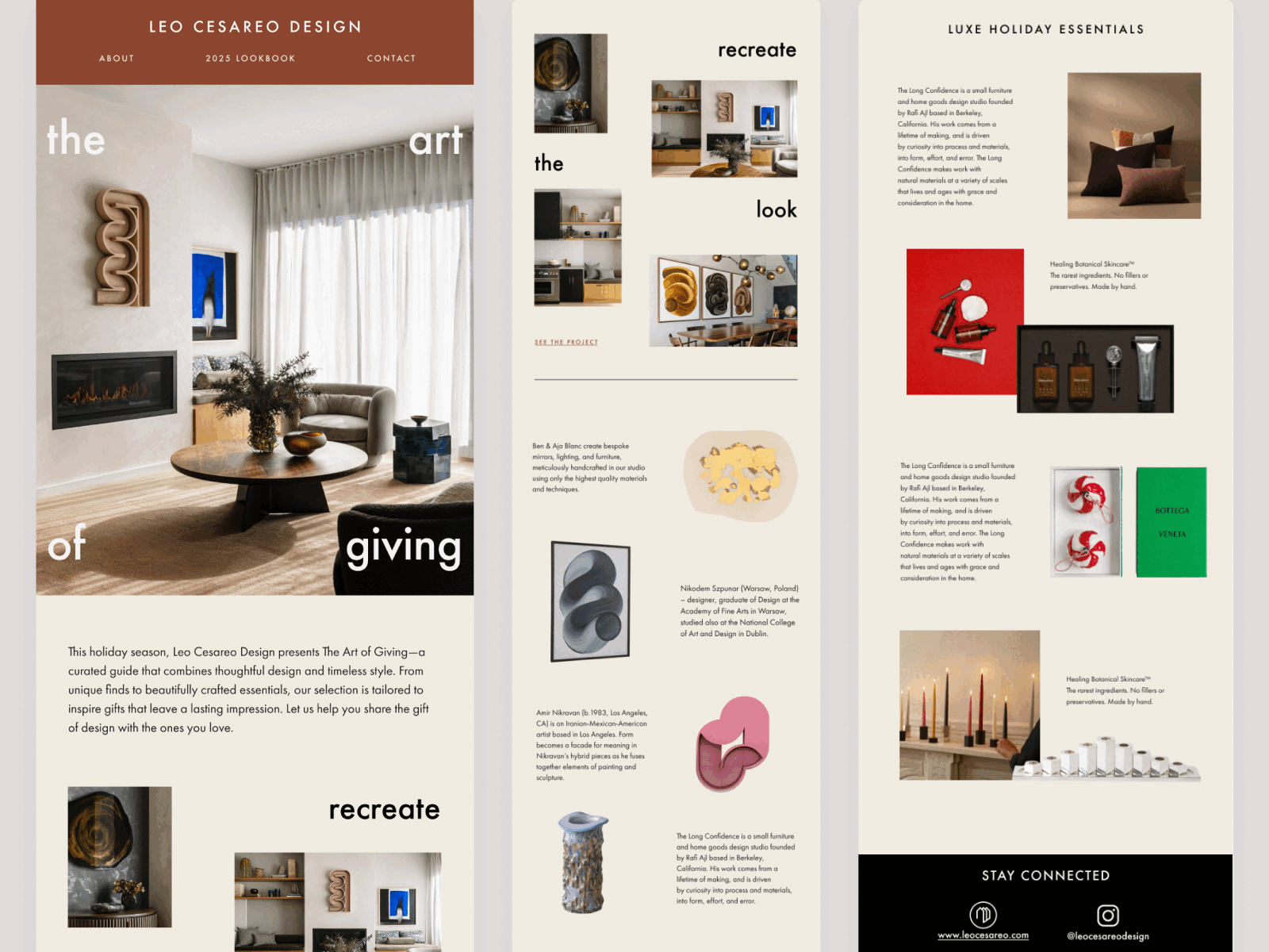LCD 2024 Holiday Campaign branding email gif mailchimp