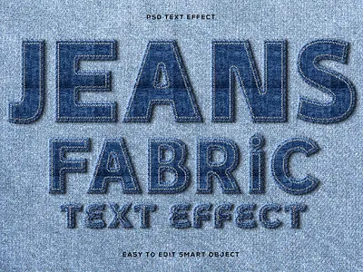 Editable Jeans Fabric Denim Logo Mockup Text Effect PHOTOSHOP 3d logo mockup denim logo mockup denim text effect jeans logo mockup jeans text effect logo mockup text effect