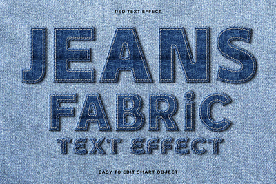 Editable Jeans Fabric Denim Logo Mockup Text Effect PHOTOSHOP 3d logo mockup denim logo mockup denim text effect jeans logo mockup jeans text effect logo mockup text effect