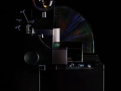 Automation 3d animation art c4d concept device frosted glass high tech illustration intelligent machine mechanism motion desgin motion graphics render tech technology