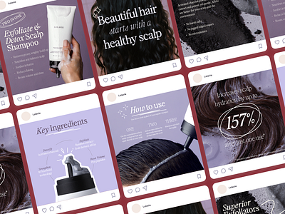 Product infographics for LolaVie