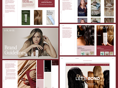 Lolavie Brand Refresh 2025 beauty brand guide branding guidelines hair