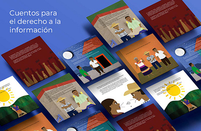 Digital Illustration Series: Storytelling for the Right to Info advocacy art
