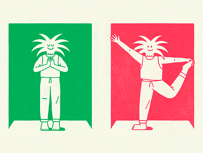 YOGA ASANAS asanas illustration mexicocity yoga