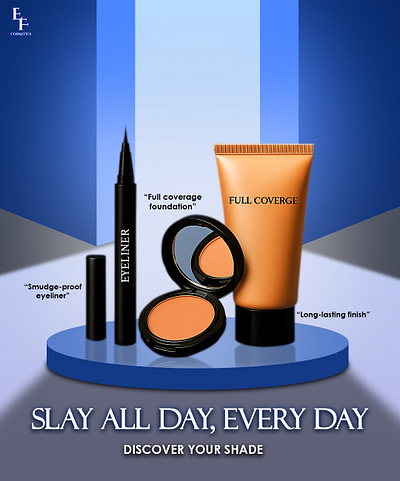 "Cosmetic Product Poster" adobe artist beauty branding cosmetic design fashion graphic design graphicdesigner photoshop poster