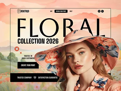 Fashion Web Design in E Commerce beauty clean clothing ecommerce fashion floral flower landing page landing page design landscape pastel popular recent shopify skin care vibrant web design website design woman woocommerce