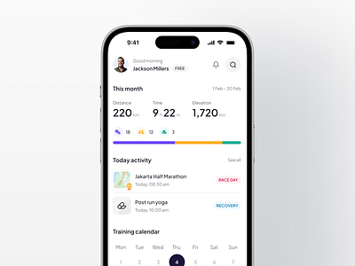 Nugofit Fitness app 3d animation branding graphic design logo motion graphics ui