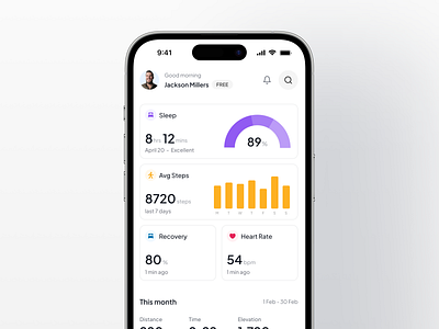 Nugofit fitness app 3d animation branding graphic design logo motion graphics ui
