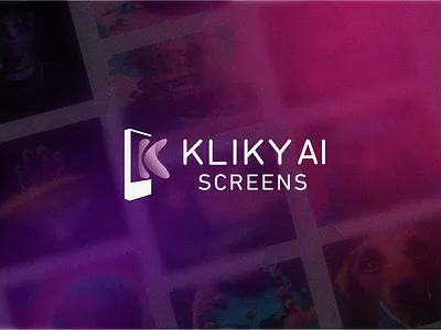 Kliky AI - Logo Design app branding india kiosk logo kliky ai logo logo design nihalgraphics screen logo ui