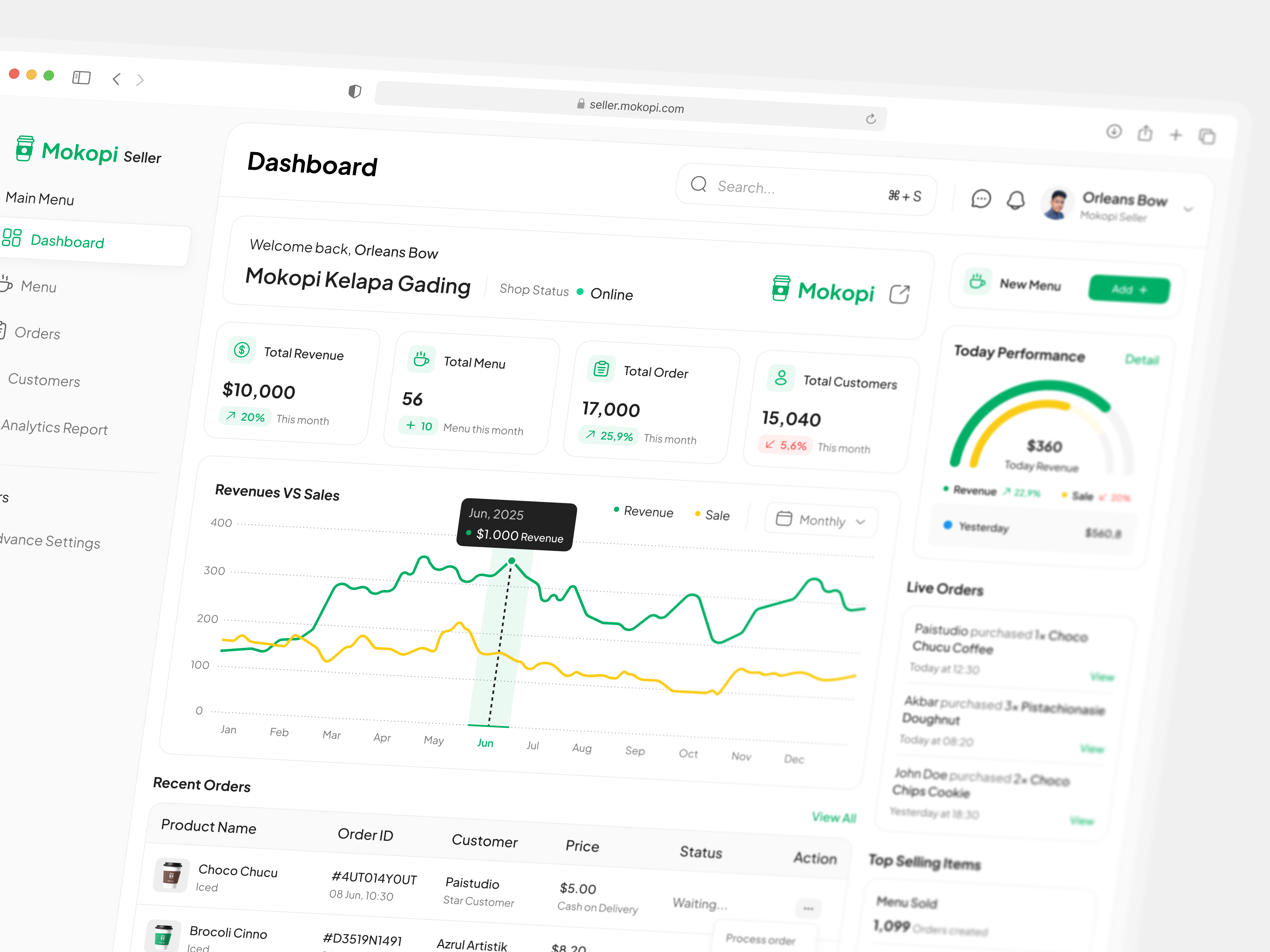Mokopi - Seller Dashboard | Home Page 🏠 admin dashboard seller ai agent web b2b website landing page blockchain wall synch branding brand identity clean minimalist coffee shop delivery store e commerce online storw mockup macbook premium product design product list saas website ultimate high end social hub media ui status filter sort ui8 ui kit full flow web3 web2 web1
