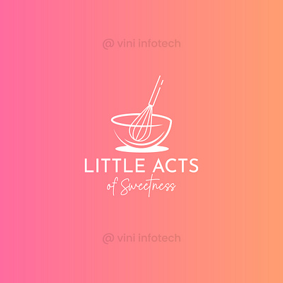 Little Acts Of Sweetness graphic design logo