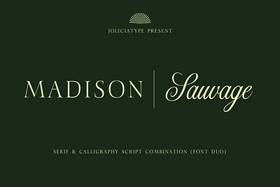 Madison Sauvage | Font Duo | Free To Try free font freebies freefont