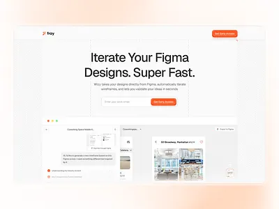 Website UX Design for Fray branding design illustration product design saas ui ui design uiux uiux design ux design