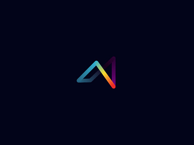 A logo, letter logo abstract logo brand identity branding creative logo design eye catching minimal modern logo