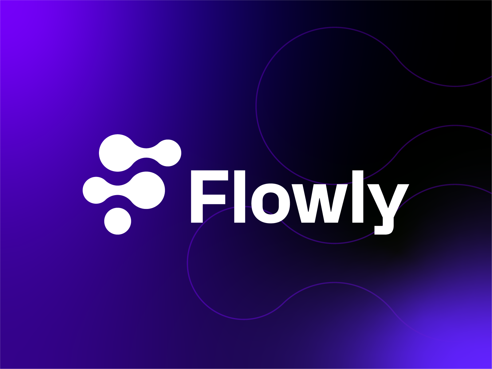 Flowly Logo Animation animation brand identity branding clean design f logo graphic design initials logo letter mark logo logo design logo design branding logo mark motion graphics network nft nft logo tech logo ui visual identity